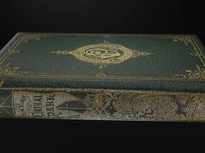 books book Free low-poly 3D model