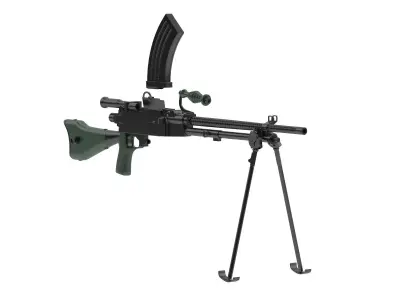 Type 96 light machine gun 3D model