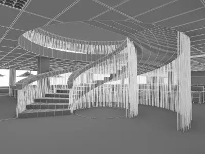 Office Interior 01 Low-poly 3D model