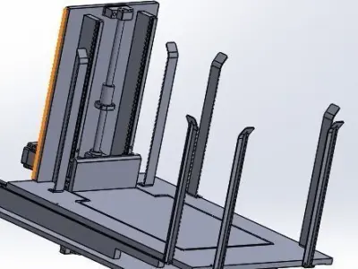 stacking loading mechanism 3D model