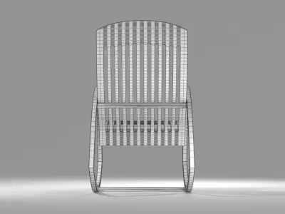 Rocking Chair for interior 3D model