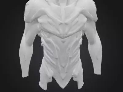 Ferrari Armor Suit Low-poly 3D model