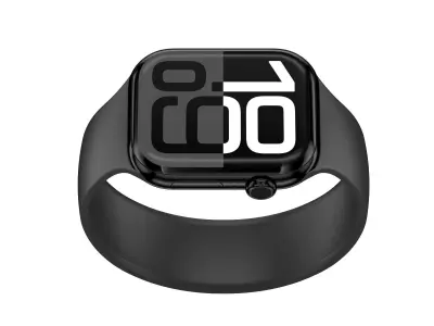 Apple Watch Series 10 Aluminum Jet Black 3D model