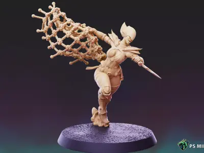 Dark Space Elves - Witches - Pose 5 3D print model