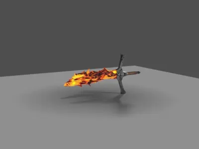 Fire Blade 3D model