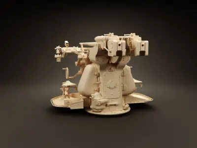 37 mm SK C30 3D model