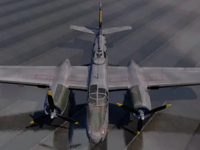 Douglas A-26B Invader 3D model