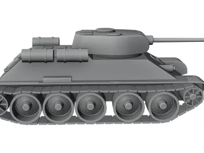 T-34 Tank Free 3D model