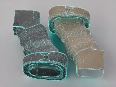 Pistol Grip PMT91 - AAA 3D Asset - Game Ready Low-poly 3D model