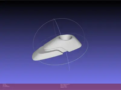 Evangelion Shinji Hairclip 3D print model