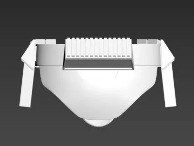 Star Wars The Rise of Skywalker Jet Trooper Belt Cod Posterior 3D print model