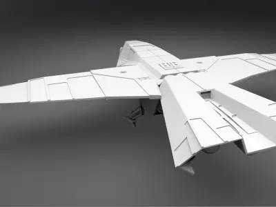 Hawks Fighter Scale model 3D print model