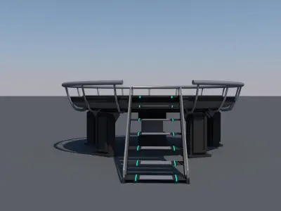 Helipad 3D model