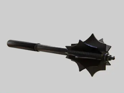 Medieval 16th Century Mace Low-poly 3D model