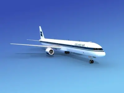 Boeing 757-300 Icelandair 3D model