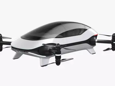 Autonomous Flying Taxi 3D model