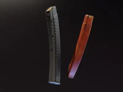 RPK74 Magazines Low-poly 3D model