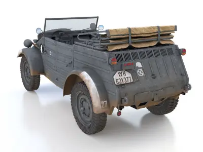 VW - Typ 82 - Kubelwagen - PzGrenDiv Grossdeutschland 3D model