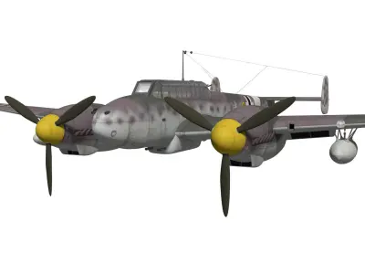 Messerschmitt Bf110 G2 3D model