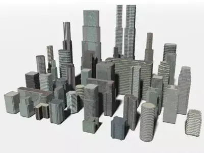 Skyscraper Cityscape2 3D model