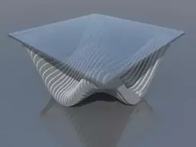 parametric table Free 3D model