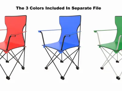Folding Chair 03 3D model