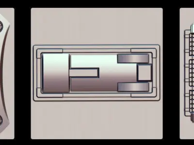 87 Hard Surface VDM Brushes and Alpha Pack 3D model