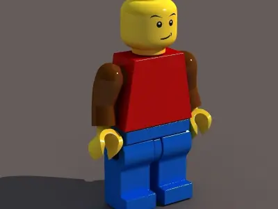 Lego Man 3D model