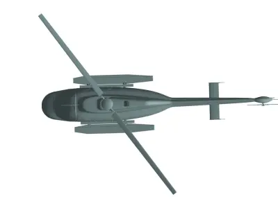 JetRanger III 3D model
