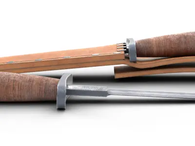 V-42 stiletto Low-poly 3D model