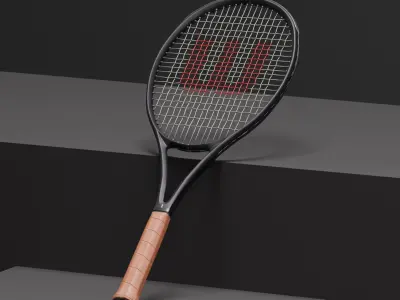 Tennis Racket 3D Model Realistic Sports Asset 3D model
