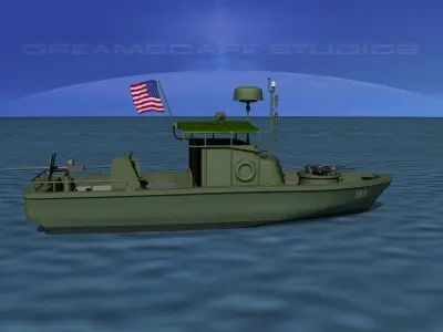 PBR Patrol Boat Riverine 3D model