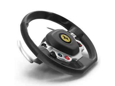 Ferrari Steering Wheel 3D model