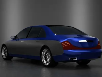 Maybach 2002 Free 3D model