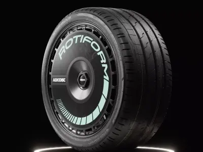 Hankook Ventus S1 EVO3 Tire Real World Details 3D model