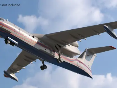 Beriev Be 200 Aircraft 3D model