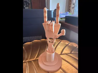 Metal Robot Hand 3D print model