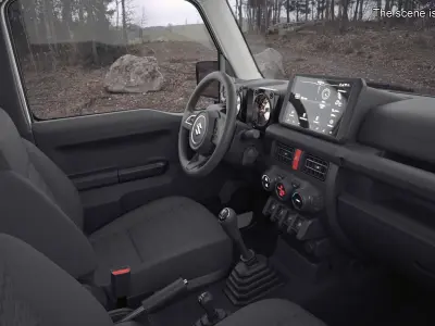 SUV Suzuki Jimny 2025 White 3D model
