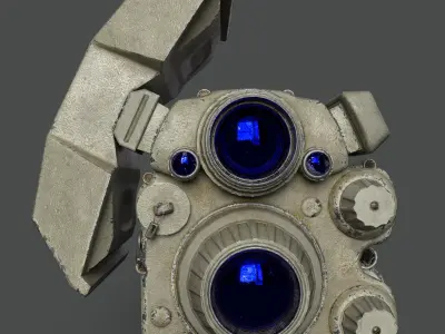 Enhanced Night Vision Goggle Low-poly 3D model