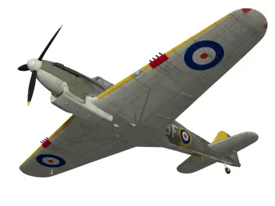 Fairey Fulmar Mk2 3D model