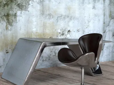 Aviator Desk 3D model