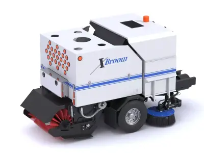 Xbroom Street Sweeper 3D model