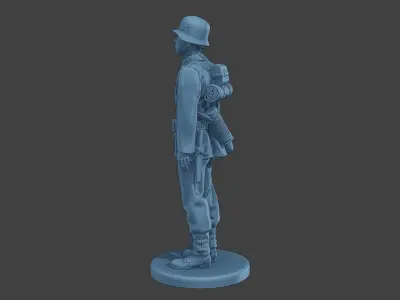 German soldier ww2 G1 000 Free 3D print model