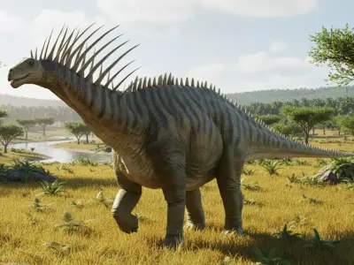 Dinosaur Collection Rigged 3D model