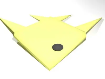 Origami - Fish 3D model