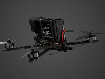 FPV drone 5 inches 3D model