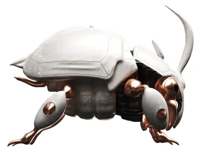 Beetle Low-poly 3D model