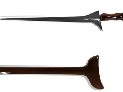 Keris Sumatera 3D model