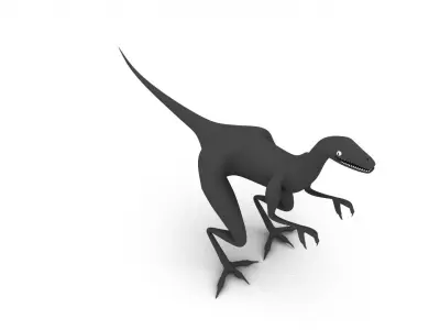 Raptor dinosaur 3D model