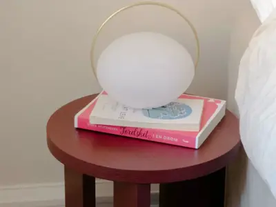 Modern Glass Table Lamp Low-poly 3D model